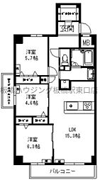 デラーノ 5階3LDKの間取り