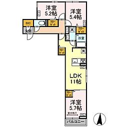 セレスティア小茂根 3LDKの間取図画像