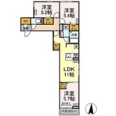 物件の間取り