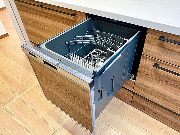 嬉しい食洗器標準装備♪(施工例) 家事の時間だけでなく使用水量も節約されて一石二鳥♪