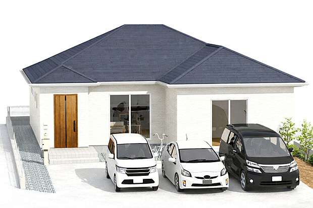 ナチュラルスタイルの外観イメージパース ※画像はイメージです