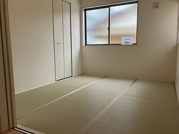 1部屋和室があると安らぎますね。ご家族の癒しの空間に。