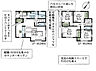 間取り：【2号棟】4LDK＋パントリー