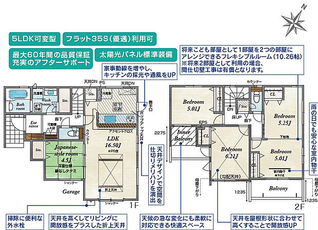 【2号棟】4（5）LDK