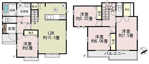 【B号棟】4LDK+WIC