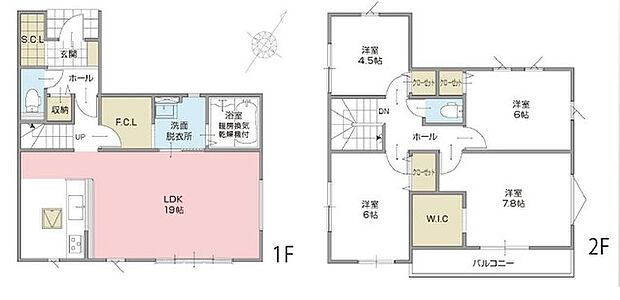 【3号棟】4LDK＋WIC＋FC＋SIC