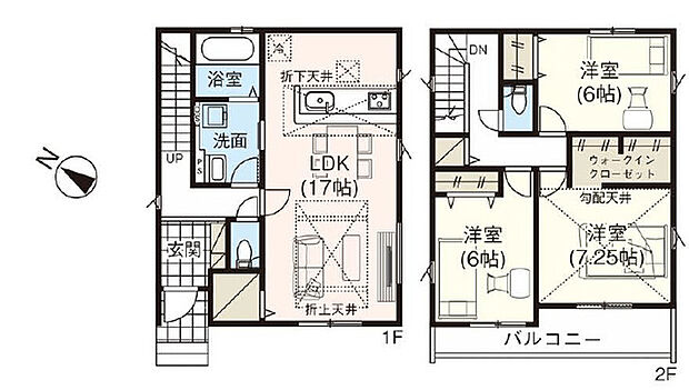【2号棟】3LDK+WIC