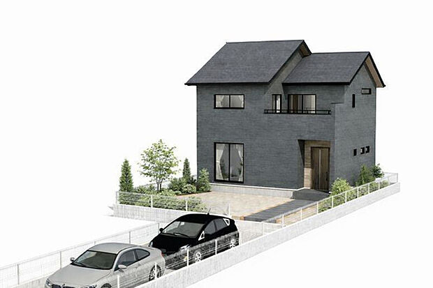 外観イメージパース(※画像はイメージです。植栽はオプションになります)