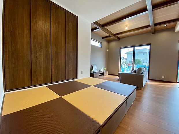 畳スペース（施工例） お子さまのお昼寝スペースにも♪