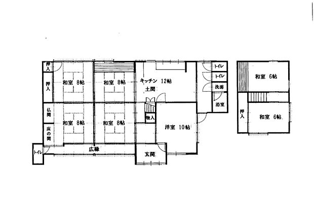 綾部市志賀郷町中山(7R)の間取り