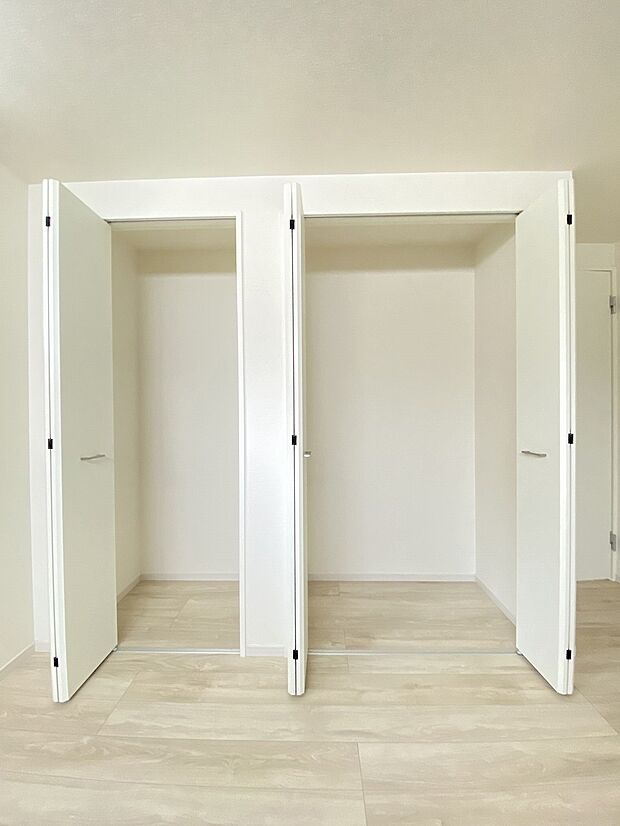 整理整頓も楽しくなる、大容量の収納スペース。