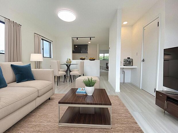 本画像はCGで作成しており、実際に現地に家具は置かれておりません。また、価格に家具は含まれておりません。