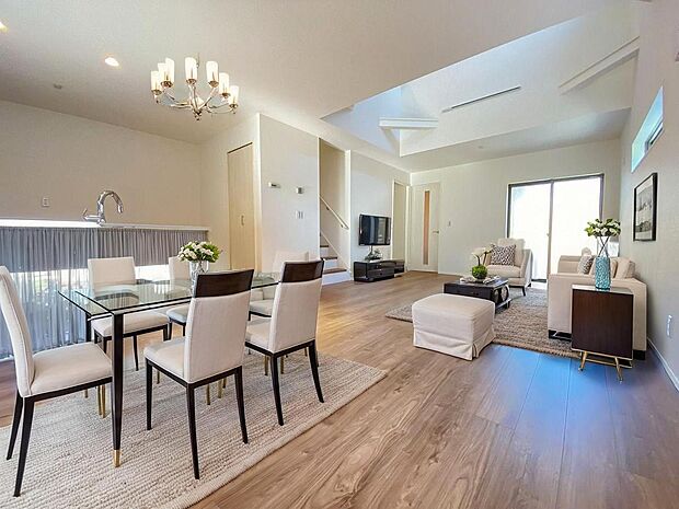 本画像はCGで作成しており、実際に現地に家具は置かれておりません。また、価格に家具は含まれておりません。