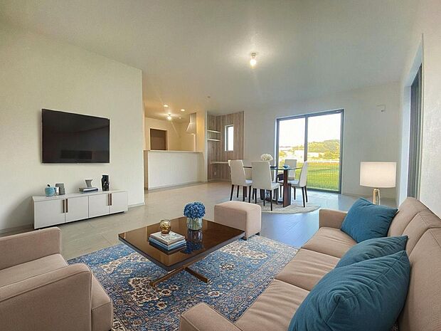 本画像はCGで作成しており、実際に現地に家具は置かれておりません。また、価格に家具は含まれておりません。