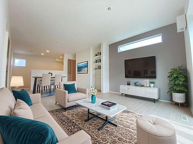 本画像はCGで作成しており、実際に現地に家具は置かれておりません。また、価格に家具は含まれておりません。