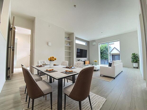 本画像はCGで作成しており、実際に現地に家具は置かれておりません。また、価格に家具は含まれておりません。