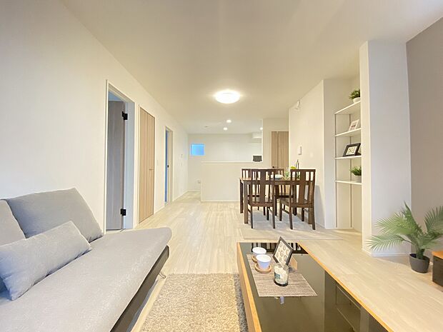 様々なシーンを過ごすリビング。ここから始まる家族との毎日が新しい生活のスタートです。