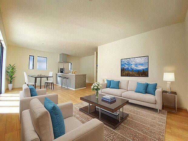 本画像はCGで作成しており、実際に現地に家具は置かれておりません。また、価格に家具は含まれておりません。