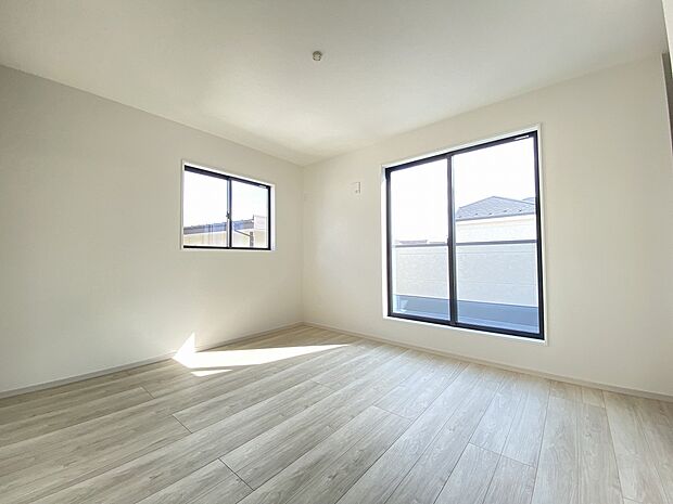 ゆっくりとした時間が流れる、癒しの寝室です。