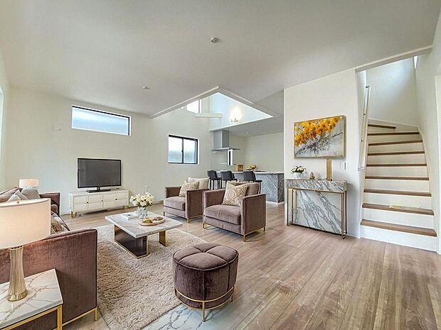 本画像はCGで作成しており、実際に現地に家具は置かれておりません。また、価格に家具は含まれておりません。