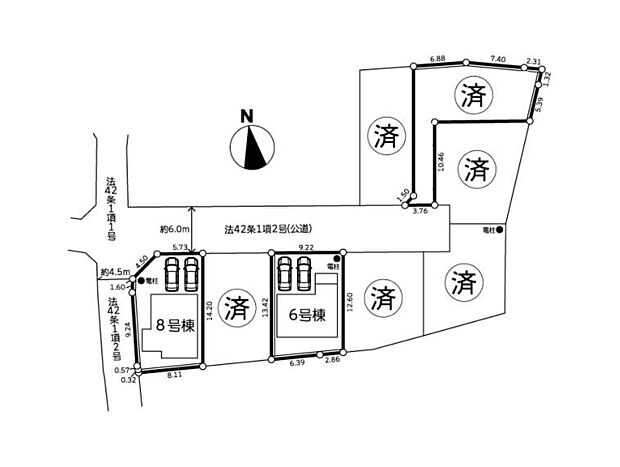 該当区画:6号棟