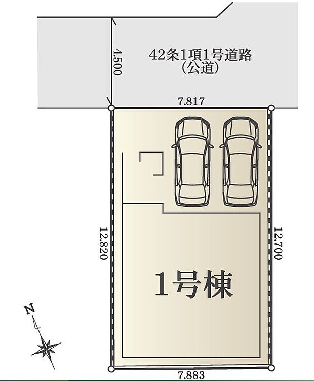お車並列2台駐車可能です。2駅2沿線ご利用可能な便利な立地