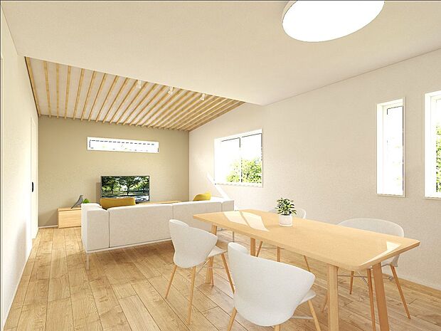 本画像はCGで作成しており、実際に現地に家具は置かれておりません。また、価格に家具は含まれておりません。