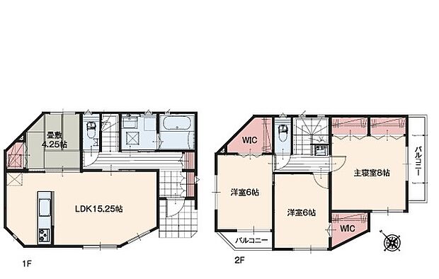 開放感溢れる3方向に開けた角地　陽当たり　眺望良好です。