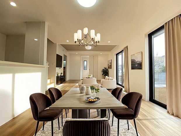 本画像はCGで作成しており、実際に現地に家具は置かれておりません。また、価格に家具は含まれておりません。