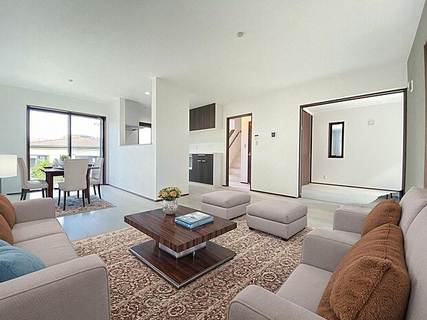 本画像はCGで作成しており、実際に現地に家具は置かれておりません。また、価格に家具は含まれておりません。