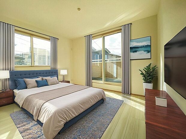 本画像はCGで作成しており、実際に現地に家具は置かれておりません。また、価格に家具は含まれておりません。