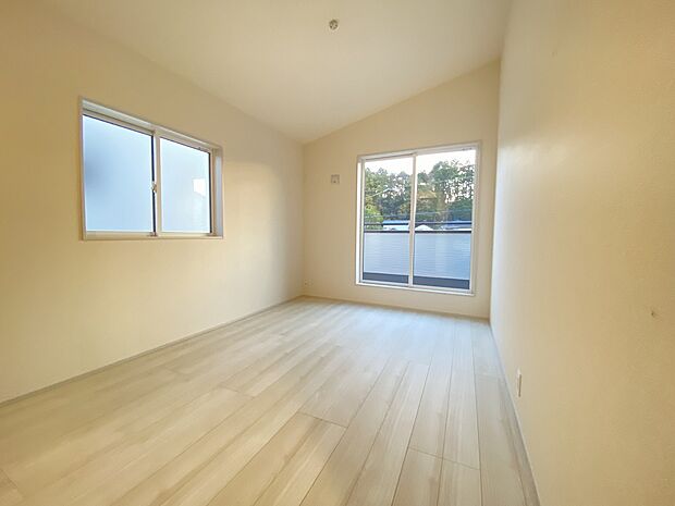 ゆっくりとした時間が流れる、癒しの寝室です。