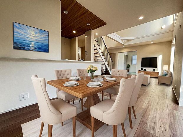 本画像はＣＧで作成しており、実際に現地に家具は置かれておりません。また、価格に家具は含まれておりません。