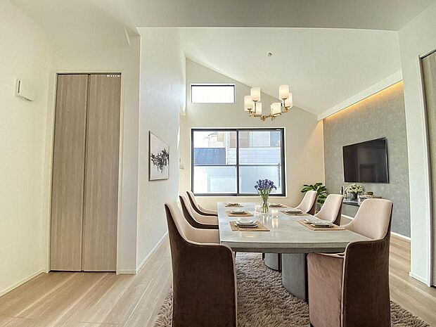 本画像はCGで作成しており、実際に現地に家具は置かれておりません。また、価格に家具は含まれておりません。