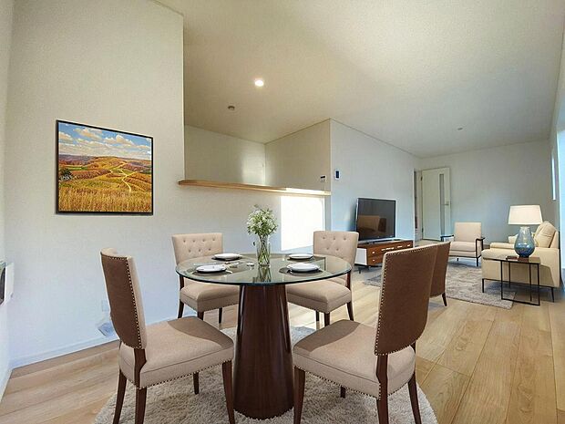 本画像はCGで作成しており、実際に現地に家具は置かれておりません。また、価格に家具は含まれておりません。