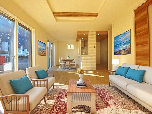 本画像はCGで作成しており、実際に現地に家具は置かれておりません。また、価格に家具は含まれておりません。