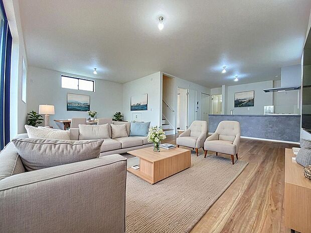 本画像はCGで作成しており、実際に現地に家具は置かれておりません。また、価格に家具は含まれておりません。