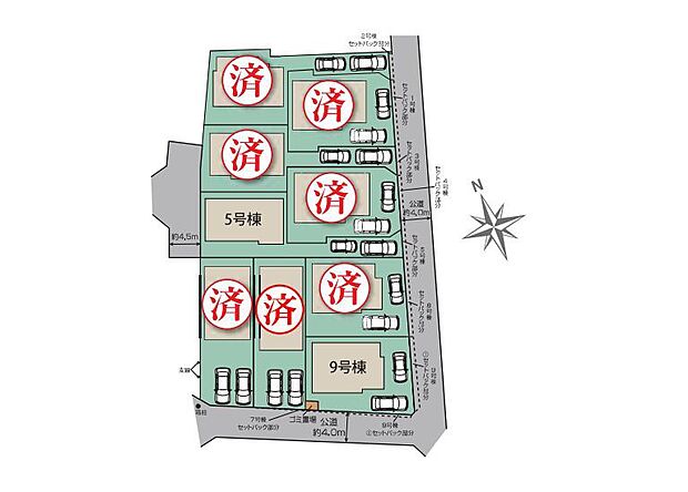 該当区画：9号棟