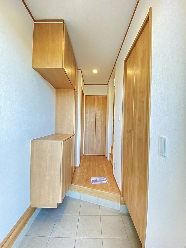 嬉しい大容量の収納スペース　玄関が広々と使えます