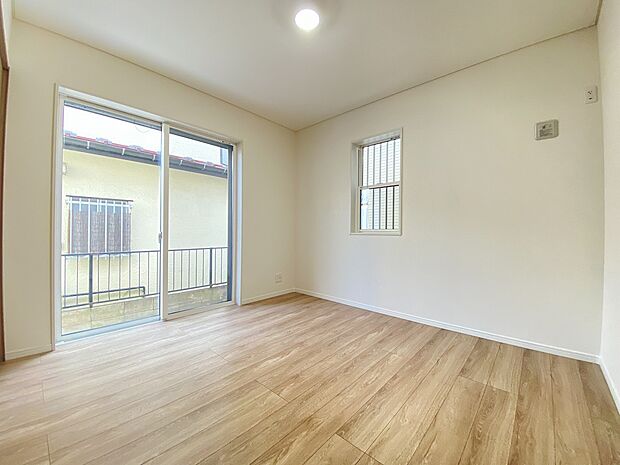 ゆっくりとした時間が流れる、癒しの寝室です。