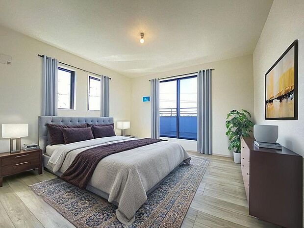 本画像はCGで作成しており、実際に現地に家具は置かれておりません。また、価格に家具は含まれておりません。