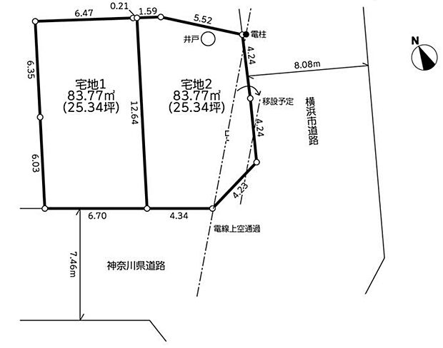 建築条件付き売地で資金面での計画が立てやすく、建物がイメージしやすくなっています。