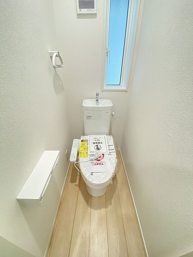 清潔感あふれる空間で、いつでも気持ちよく使えるトイレ。