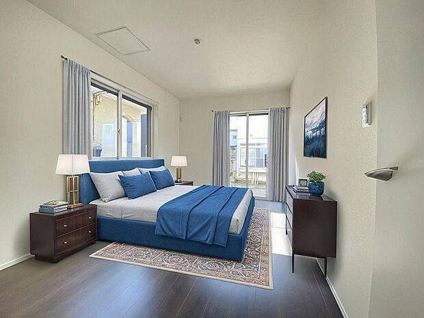 本画像はCGで作成しており、実際に現地に家具は置かれておりません。また、価格に家具は含まれておりません。