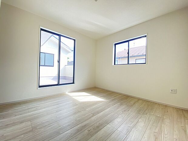 ゆっくりとした時間が流れる、癒しの寝室です。