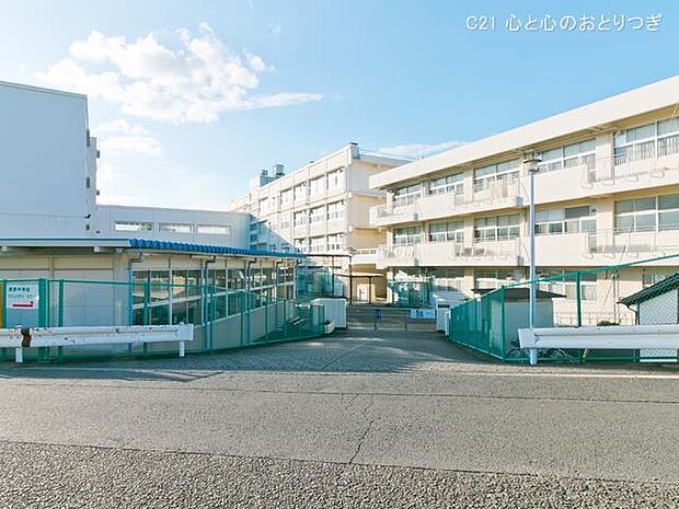 横浜市立東野中学校 350m