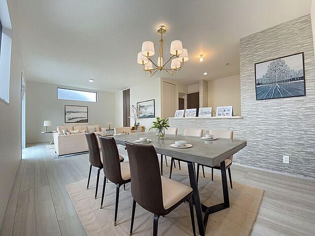 本画像はCGで作成しており、実際に現地に家具は置かれておりません。また、価格に家具は含まれておりません。