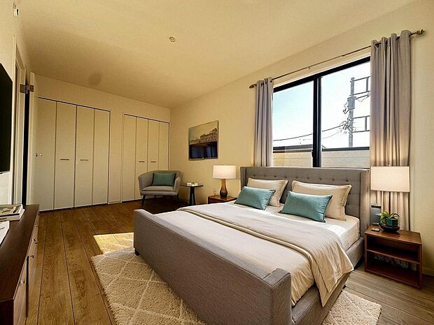 本画像はCGで作成しており、実際に現地に家具は置かれておりません。また、価格に家具は含まれておりません。