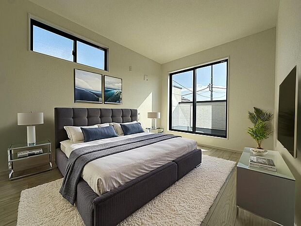 本画像はCGで作成しており、実際に現地に家具は置かれておりません。また、価格に家具は含まれておりません。