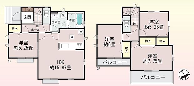 リビングに隣接する洋室は、扉を開ければ続き間としてさらに広くお使いいただけます。